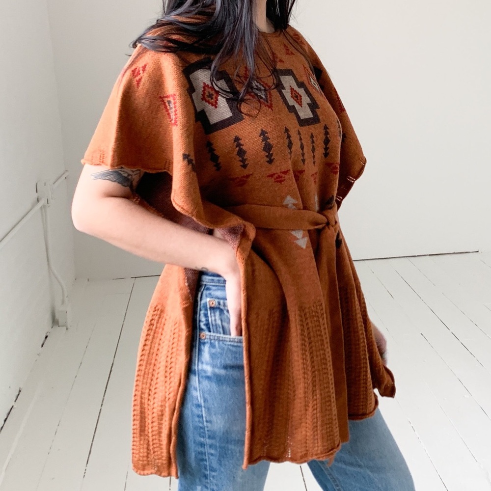 Pendleton Ashcreek Wool Knit Poncho XS/S - Picture 3 of 15